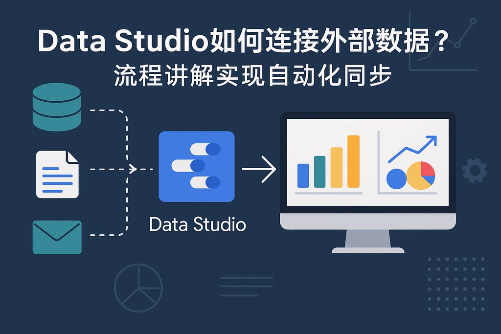 Data Studio如何连接外部数据？流程讲解实现自动化同步